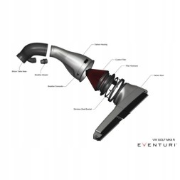 Eventuri EVE-EA8884-R-INT-1 Впуск SEAT LEON CUPRA FW 310 EA888.4 CARBON INTAKE EVENTURI