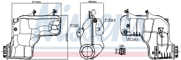 V-maxzone Part VIC-248855 Розширювальний бачок охолоджуючої рідини NIS для LAND ROVER RANGE ROVER