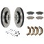 ME Premium 2x 229 076 + 223 107 + 227 117 + 105-0883 ДИСКИ КОЛОДКИ ВЕСНИ ВЗУТТЯ OPEL ADAM CORSA D