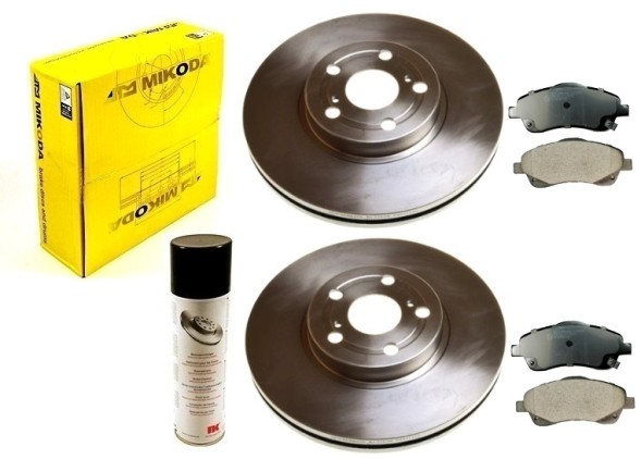 ATM Mikoda ALL3268 Диски колодки TOYOTA AVENSIS T25 2003-2009 1.6 1.8 VVTi ПЕРЕДНІ КОМПЛЕКТ 277мм