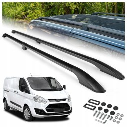 CHROMEMASTER OM-RR-D0030LB-002 Поздовжні рейлінги на дах, багажник для FORD TRANSIT CUSTOM 2012-2023 LONG | ДОВГИЙ