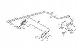Mercedes-Benz OE ГІДРАВЛІЧНИЙ НАСОС ДАХУ MERCEDES SL W129 A1298001448