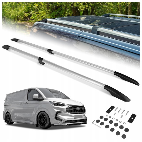 CHROMEMASTER OM-RR-D0132G-P63 Багажник на дах рейлінги для FORD E-TRANSIT CUSTOM 2023- SHORT | КОРОТКИЙ