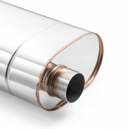 RM Motors E002/50/300 ОВАЛЬНИЙ ГЛУШНИК RM MOTORS - E002 50 мм довжина 30 см 2''