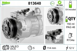 Valeo 813640 Valeo компресор кондиціонера