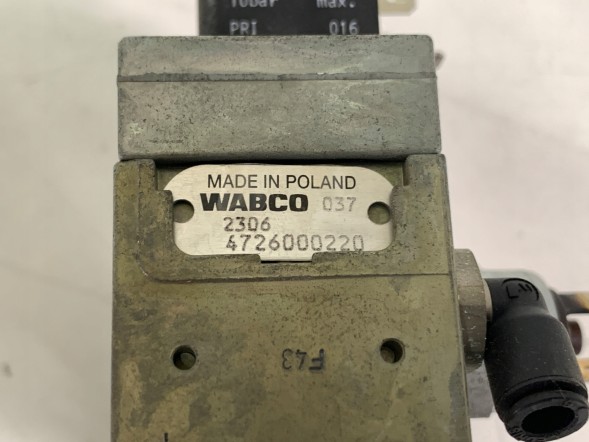 Wabco 4726000220 Wabco 4726000220 магнітний клапан n22