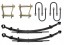 EFS 4WD MAZD, UBOLT, RESOR РЕСОРИ ЗАДНІ ВІШАЛКИ UBOLTY ЛІФТ +35 ММ FORD RANGER (87-06) 400 КГ EFS