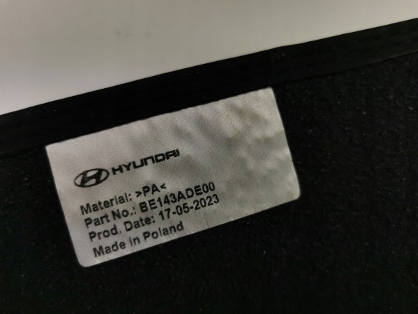 Hyundai OE Велюрові килимки Hyundai Kona SX2 OE BE143 ADE00