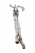 Xforce ESF150R17VKCS Вихлопна система cat-back з клапаном Varex 3", нержавіюча сталь 304 для Ford F150