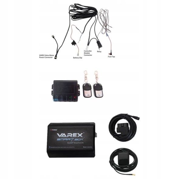 Xforce ES-VW09-VMKSB-CBS Вихлопна система cat-back 3 дюйми Varex з модулем Smartbox, VW Golf