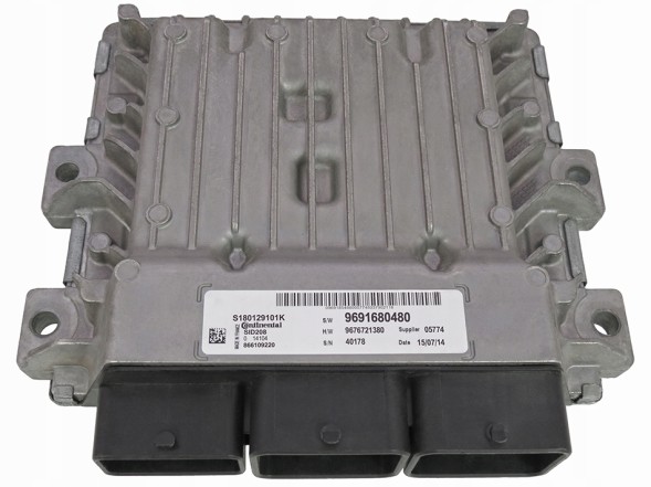 Fiat OE 9691680480S180129101K SID208 Блок керування двигуном (ECU) JUMPER BOXER DUCATO S180129101K 9691680480