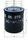 OC275 MAHLE ORIGINAL Фільтр мастил