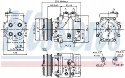 Nissens 89235 Компресор кондиціонера nissens 89235