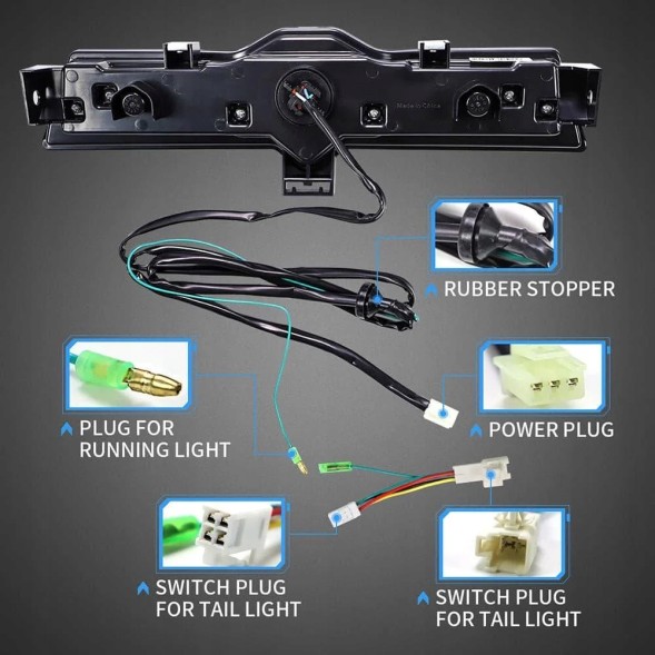 VLAND 81S191-6 mhm Лампа задня протитуманна бампер Full Led Тюнінг Toyota GT86 GT-86 FRS BRZ