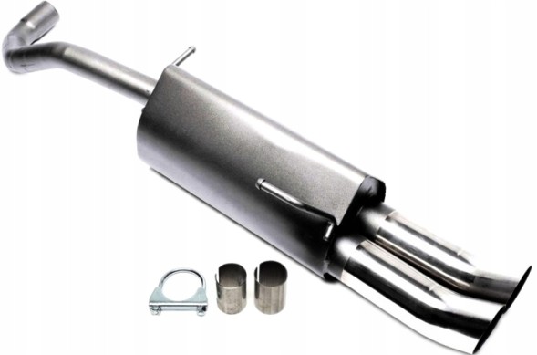 TA-Technix EVOLUED76-2 Глушник спортивний вихлопний 2х76мм DTM EVOLUED76 TA TECHNIX VW LUPO I (6Х1, 6Е1)