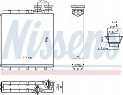 Nissens 707302 Обігрівач 707302 nissens audi seat a1