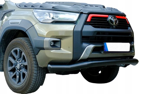 Китай 7025CBT176F Передня окантовка Toyota Hilux TEXAS, чорні труби кенгуру