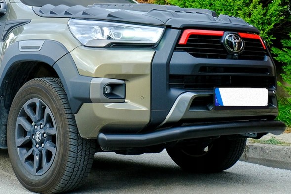 Китай 7025CBT176F Передня окантовка Toyota Hilux TEXAS, чорні труби кенгуру