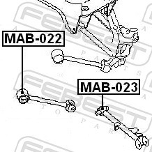 MAB 023 FEBEST Сайлентблок