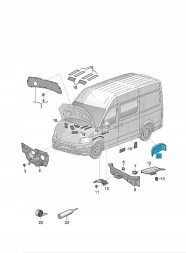 Volkswagen OE 7C0864503FV79 Накладка колісної арки чорна ASO VW