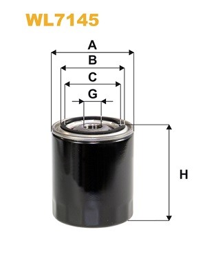 WL7145 WIX FILTERS Фільтр оливи