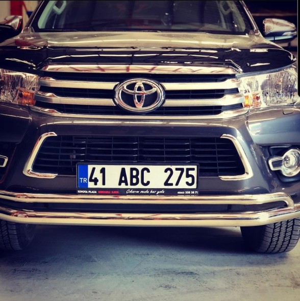 Китай PST17_TH Toyota Hilux Toro передня хромована передня окантовка