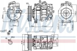 Nissens 89209 Компресор кондиціонера 89209 nissens