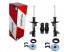 Magnum Technology AGX088MT+089MT-3 2× МАГНУМ АМОРТИЗАТОРИ ЧОХЛИ БАМПЕРИ ПІДШИПНИКИ передні ПІДШИПНИКИ OPEL ASTRA H 04-10