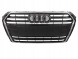 PA 8W0853651 STANDARD BEZ PDC РЕШІТКА РАДІАТОРА AUDI A4 B9 2015 2016 2017 2018 2019 ЧОРНА МАТОВА З ХРОМОМ PDC