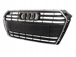 PA 8W0853651 STANDARD BEZ PDC РЕШІТКА РАДІАТОРА AUDI A4 B9 2015 2016 2017 2018 2019 ЧОРНА МАТОВА З ХРОМОМ PDC