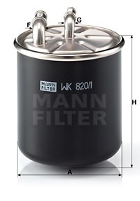 WK 820 1 MANN FILTER Фільтр палива