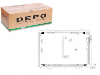 Depo PRO/054-016-0023 DEP Конденсатор кондиціонера mercedes c-class w202 - dep + помічник зіткнення #34