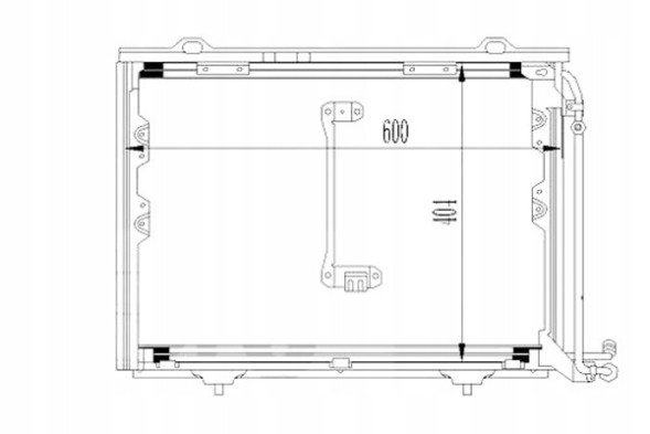 Depo PRO/054-016-0023 DEP Конденсатор кондиціонера mercedes c-class w202 - dep + помічник зіткнення #34