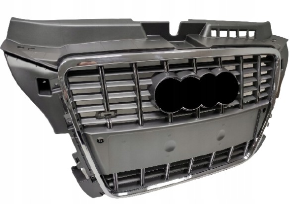Китай A11098 Audi A3 08- ҐРАТКА РАДІАТОРА СІРА 8P0853651Q