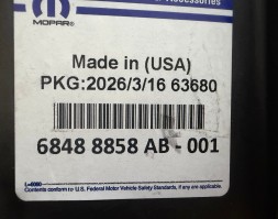 Jeep OE 68488858AA login allegro hsda Дефлектор повітря Jeep Grand Cherokee короткий WL 2021 2022 2023 2024 2025