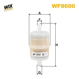 WF8600 WIX FILTERS Фільтр палива