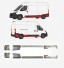 BOLMA-MB M04RPR BOXER DUCATO JUMPER 2006- СЕРЕДНІЙ L2 ПОРІГ РЕМОНТНА ВСТАВКА КРИЛА КОМПЛЕКТ 8шт