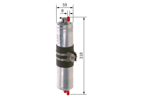 F026403766 BOSCH Фільтр паливний