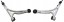 Mazda OE WB/F151-34-300B + F151-34-350B MAZDA RX-8 RX8 2003 - МАЯТНИКИ ПЕРЕДНІ ПРАВІ ЛІВИЙ КОМПЛЕКТ ОРИГІНАЛ