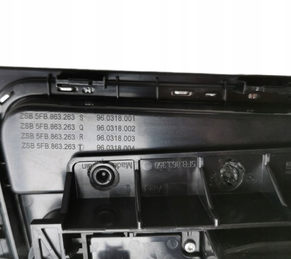 Volkswagen OE 5FB863263S, DWP539031OE Центральна консоль cupra leon sportstourer 5fb863263s нова оригінальна