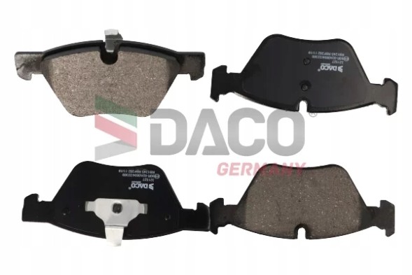 DACO 600304 2× DACO гальмівний диск BMW 5 E60 E61 520-525d 2003-2010 310x24 передній + Гальмівні колодки BMW 5 E60 03- ПЕРЕДНІ
