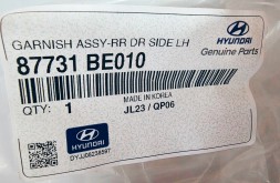 Hyundai OE HYUNDAI KONA II 2 22-> ПЛАНКА ДВЕРЕЙ ЗАДНЯ ЛІВА 87731-BE010 НОВА OE!