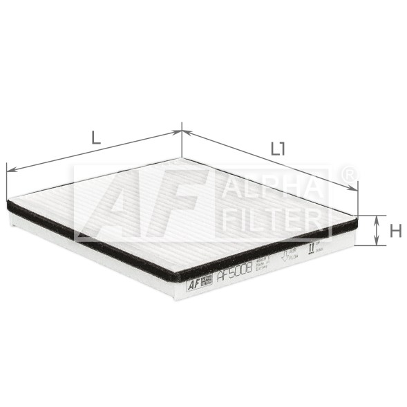AF5008 ALPHA FILTER Фільтр салону
