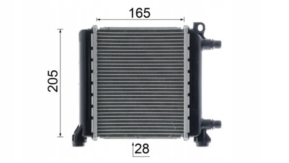 Mahle CR 2596 000P Радіатор, система охолодження двигуна mahle cr 2596 000p