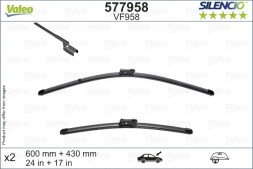 577958 VALEO Комплект стеклоочистителей