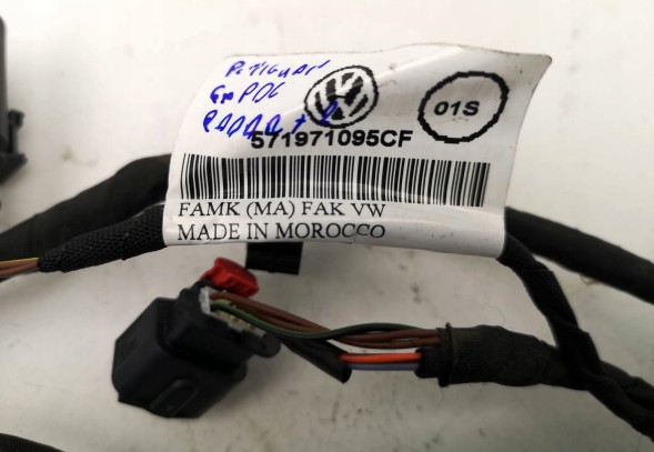 Volkswagen OE 571971095CF, DWP468518OE Джгут проводів переднього бампера VW Tiguan 571971095CF