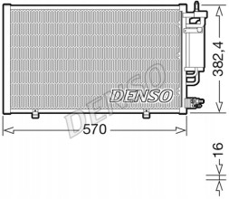 Denso DCN10051 Denso dcn10051 конденсатор, кондиціонер