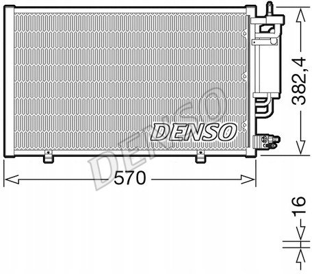 Denso DCN10051 Denso dcn10051 конденсатор, кондиціонер