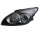 TYC 4015090E MHM TUNING Рефлектор Фара Tyc Чорна Лінза Hyundai I30 I FD 2007-2012 L