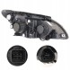TYC 4015090E MHM TUNING Рефлектор Фара Tyc Чорна Лінза Hyundai I30 I FD 2007-2012 L